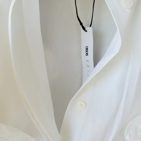 Asos Edition oversized white shirt dress - Picture 7 of 14